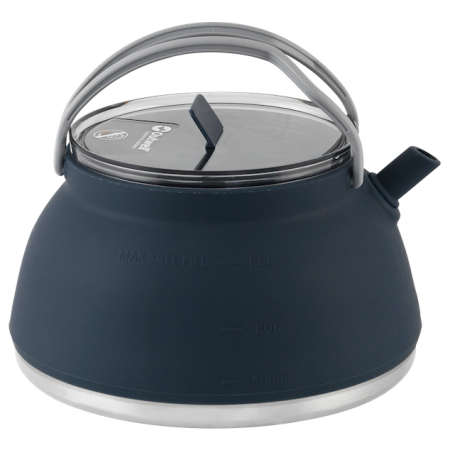 Fierbător Outwell Collaps Tea Time Kettle 1.5 L albastru închis Navy Night