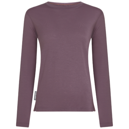 Tricou funcțional femei Icebreaker W Mer 150 Ace LS Tee violet/gri Grey Plum