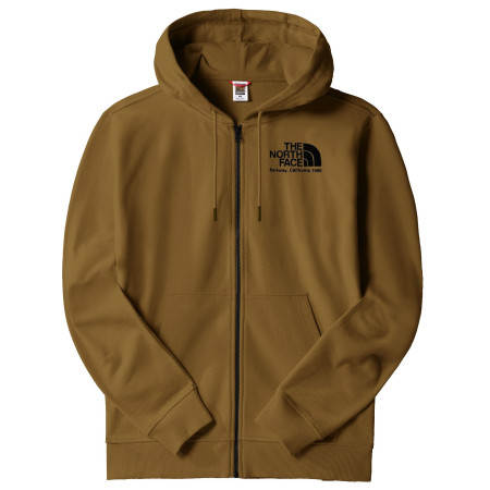 Hanorac bărbați The North Face Berkeley California Fz Hoodie verde