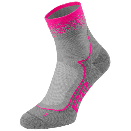Șosete de ciclism R2 Grace gri/roz