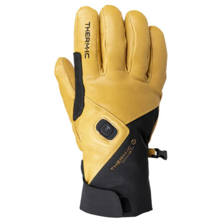 Mănuși de schi Therm-ic Freeride Ultra Heat Gloves negru/galben Black