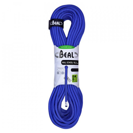 Coardă de alpinism Beal Wall School 10,2 mm (30 m) albastru