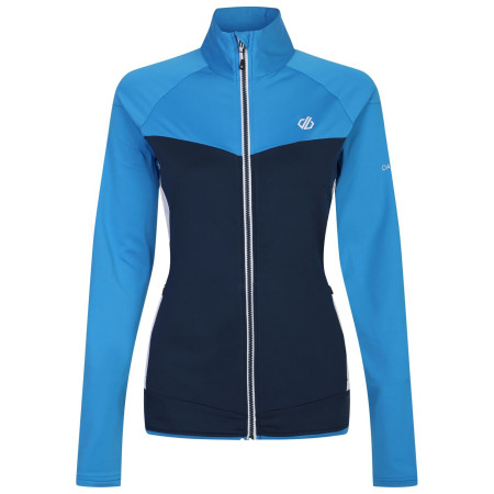 Hanorac funcțional de damă Dare 2b Elation II Core Stretch albastru / negru Moonlight Denim/Swedish Blue