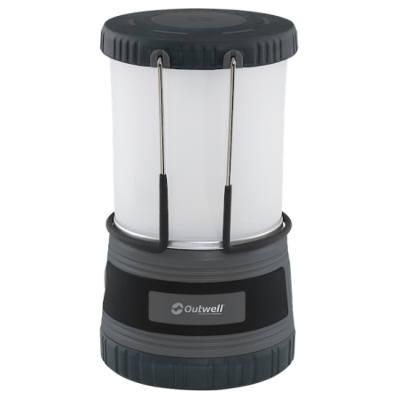 Lampă de camping Outwell Carnelian DC 1000 negru/alb Blue Shadow