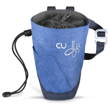 Săculeț pentru recompense Curli Treatbag V2 albastru Blue