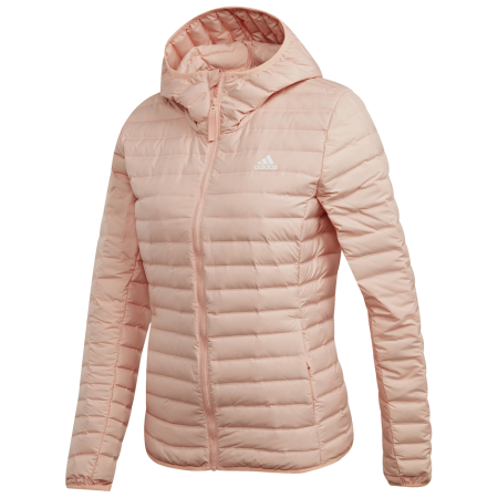 Geacă femei Adidas Varilite Soft Hooded roz