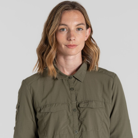 Cămașă femei Craghoppers NosiLife Adventure Long Sleeved Shirt III