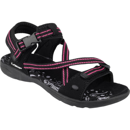 Sandale pentru femei Loap Flutte negru/roz Black/Pink