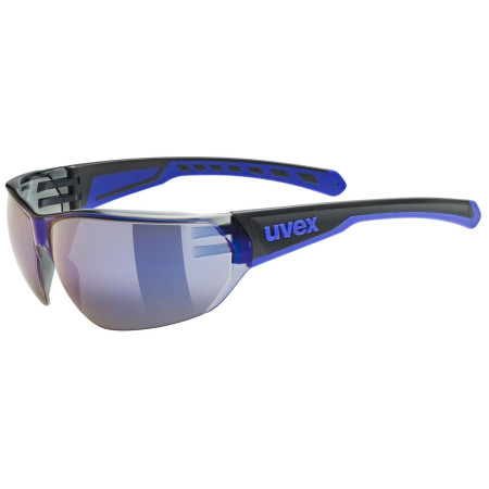 Ochelari de soare Uvex Equate negru/albastru Black-Blue Matt/ Mir.Blue