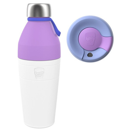 Cană termică KeepCup Helix Thermal Kit 3v1 L alb/violet Twilight