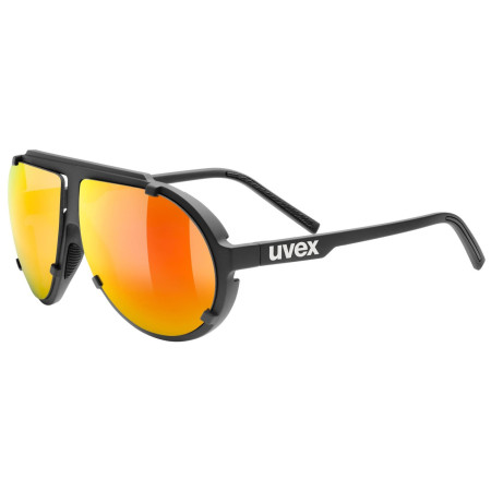 Ochelari de soare Uvex Esntl Pina negru Black Matt / Mirror Red