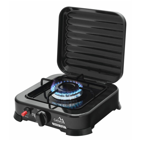 Arzător pe gaz Cattara Traveler Family Single negru black