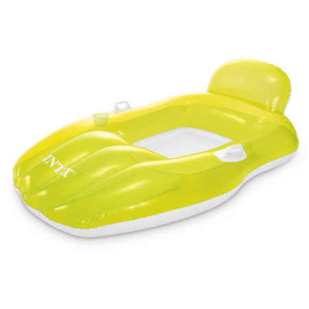 Șezlong gonflabil Intex Chilln Float Lounges verde deschis