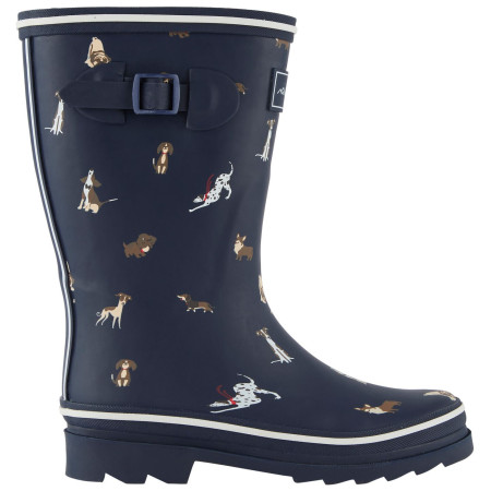 Cizme de cauciuc Regatta Womens Amelia albastru Navy Dogs
