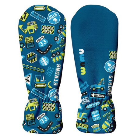 Mănuși de iarnă cu un deget copii WAMU Bagr