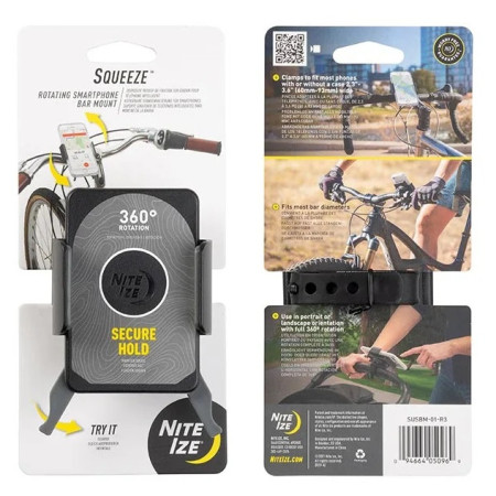 Sistem de fixare pentru bicicletă Nite Ize Squeeze