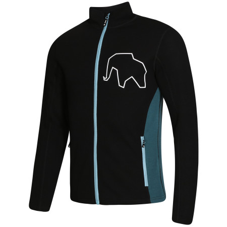 Hanorac bărbați Zulu 3D Merino Collar 200 negru Black