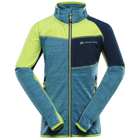 Hanorac copii Alpine Pro Onneco 2 Dětská Mikina albastru/galben moonlit ocean