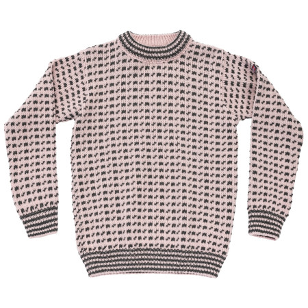 Bluză Devold Original Islender Wool Sweater roz/gri CHALK PINK/ANTHRACITE