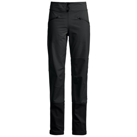 Pantaloni femei Ortovox Venet Softshell Pants negru Black Raven
