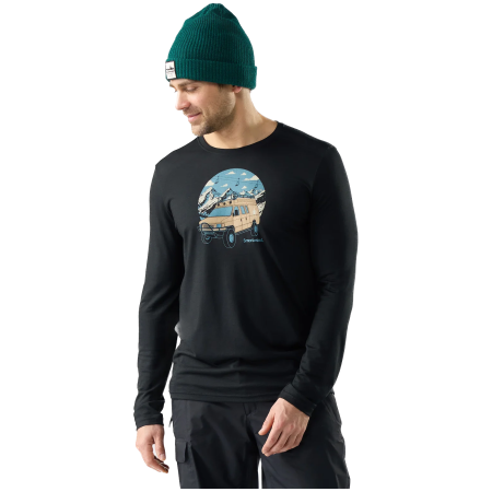 Tricou funcțional bărbați Smartwool Men's First Chair Pursuit Active Long Sl