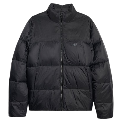 Geacă bărbați 4F Down Jacket M601 negru DEEP BLACK