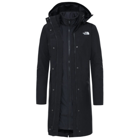 Geacă lungă femei The North Face Recycled Suzanne Triclimate negru