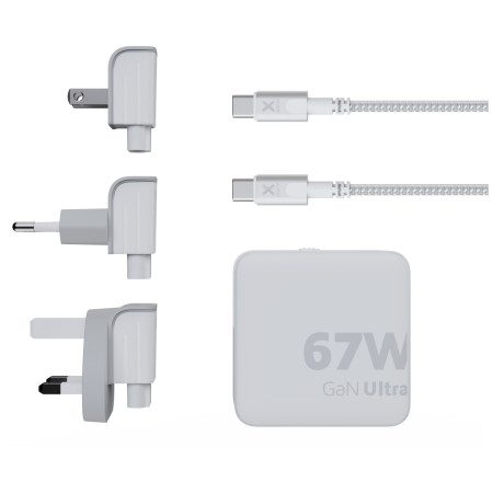 Încărcător Xtorm 67W GaN-Ultra Travel Charger + USB-C PD Cable