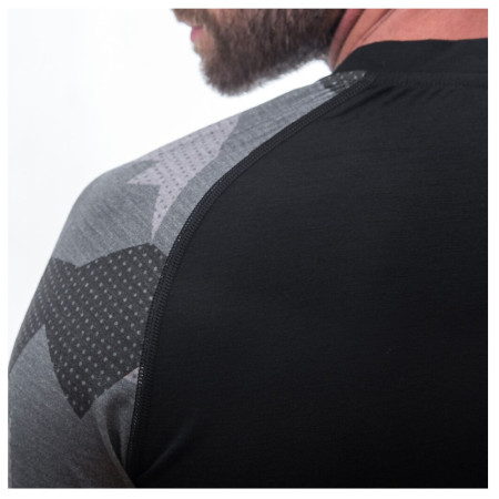 Tricou funcțional bărbați Sensor Merino Impress mân. lungă