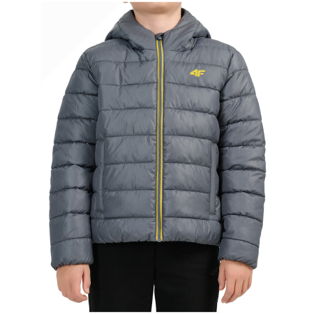Geacă copii 4F Down Jacket M0914 Dark Grey gri Dark Grey