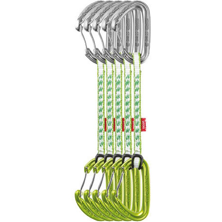Bucle echipate Ocun Kestrel QD DYN 8, 15cm 5 pack verde
