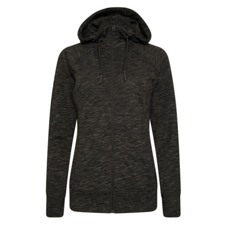 Hanorac femei Dare 2b PullThroughHoodie negru/gri