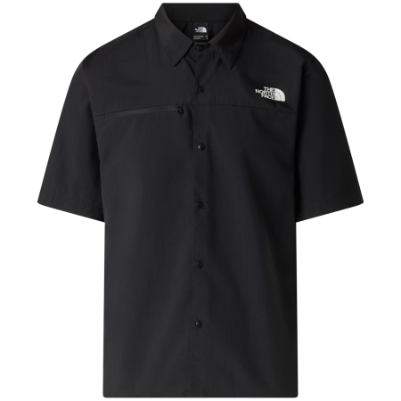 Cămașă bărbați The North Face Packable Short Sleeve Shirt negru TNF BLACK