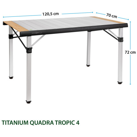 Masă Brunner Quadra Tropic Adjustar 4