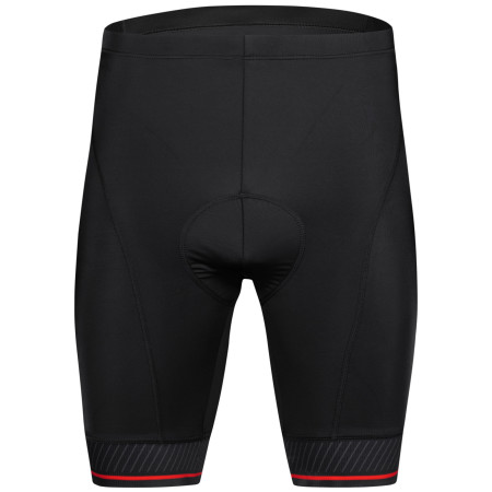 Pantaloni scurți de ciclism bărbați Etape Elite Team negru/roșu černá/červená
