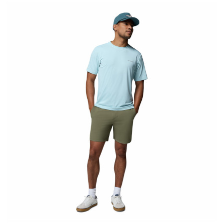 Pantaloni scurți bărbați Columbia Roc™ Tech Short verde Stone Green