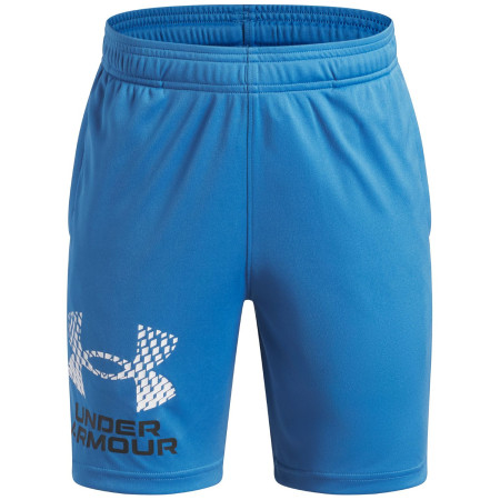 Pantaloni scurți copii Under Armour UA Tech Logo Shorts Aegean Blue albastru Aegean Blue / / White