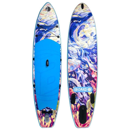 Paddleboard iBoard 11' - 11 WHALE albastru
