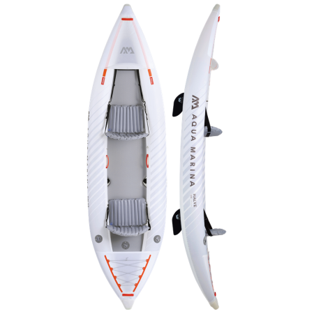 Caiac gonflabil Aqua Marina Halve Packayak™ gri