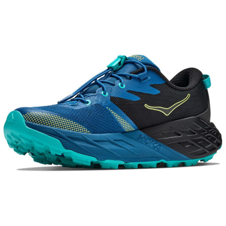 Încălțăminte copii Hoka Speedgoat 7 Big Kids Black/Night Glow Blue