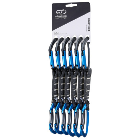 Buclă echipată Climbing Technology Lime B set NY PRO 6 ks albastru închis