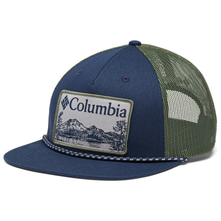 Șapcă Columbia Flat Brim Snap Back albastru/verde Collegiate Navy, Stone Green, Lakeside