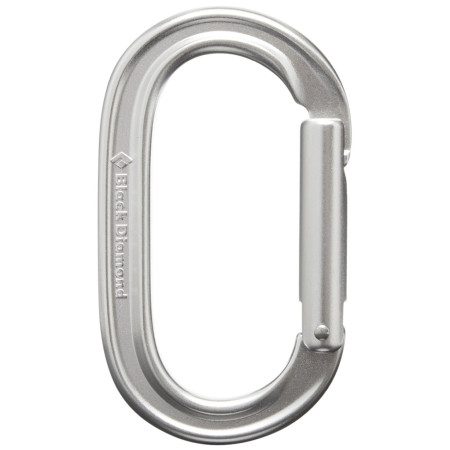 Carabinieră Black Diamond Oval Keylock argintiu Polished