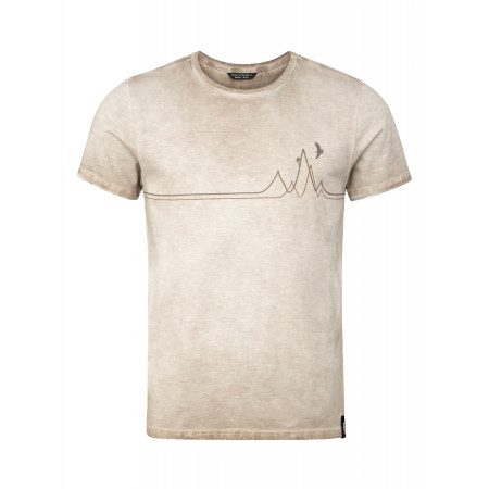 Tricou bărbați Chillaz Rigi Mountain Line bej