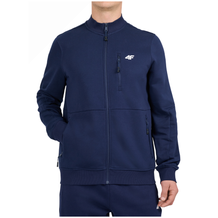Hanorac bărbați 4F Sweatshirt M2547 albastru închis Navy