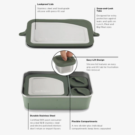 Cutie pentru mâncare Klean Kanteen Meal box 1005ml