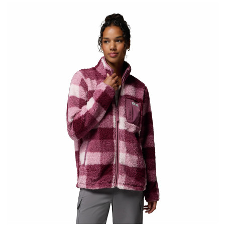 Hanorac femei Columbia West Bend™ Print Full Zip Ii violet Antique Mauve, Multi Buffalo Check