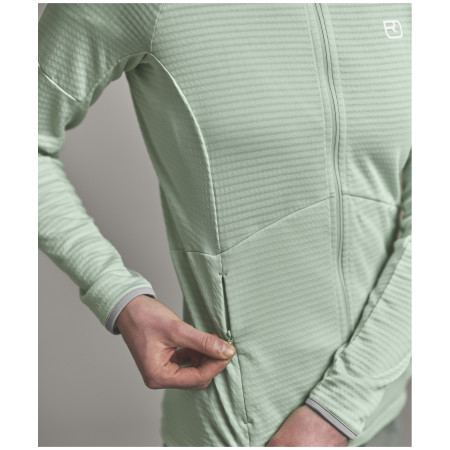 Hanorac funcțional de damă Ortovox Fleece Light Grid Hoody W