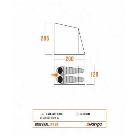 Accesoriu pentru corturi Vango Universal Inner