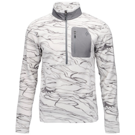 Hanorac bărbați Black Diamond Rift HZ Fleece Jacket gri Relief-Alloy-Steel Grey